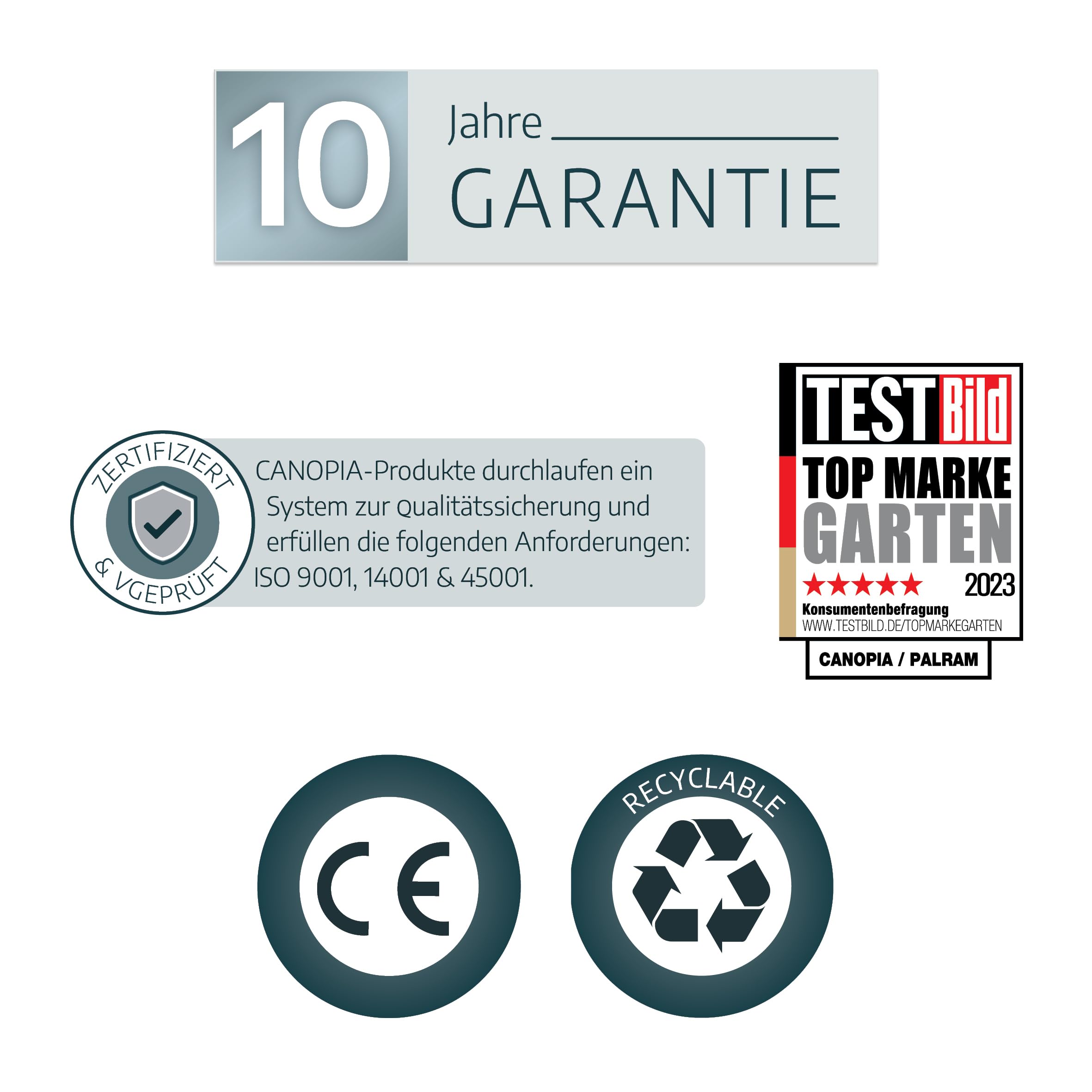 Palram - Canopia Arizona 10 Ft. x 16 Ft. x 9 Ft. Wing Single Carport Aluminum Metal Frame and Polycarbonate Panels Car Port for Outdoor Driveway Car, Truck, RV, Trailer, Boat Storage (Wave Gray) - Image 9