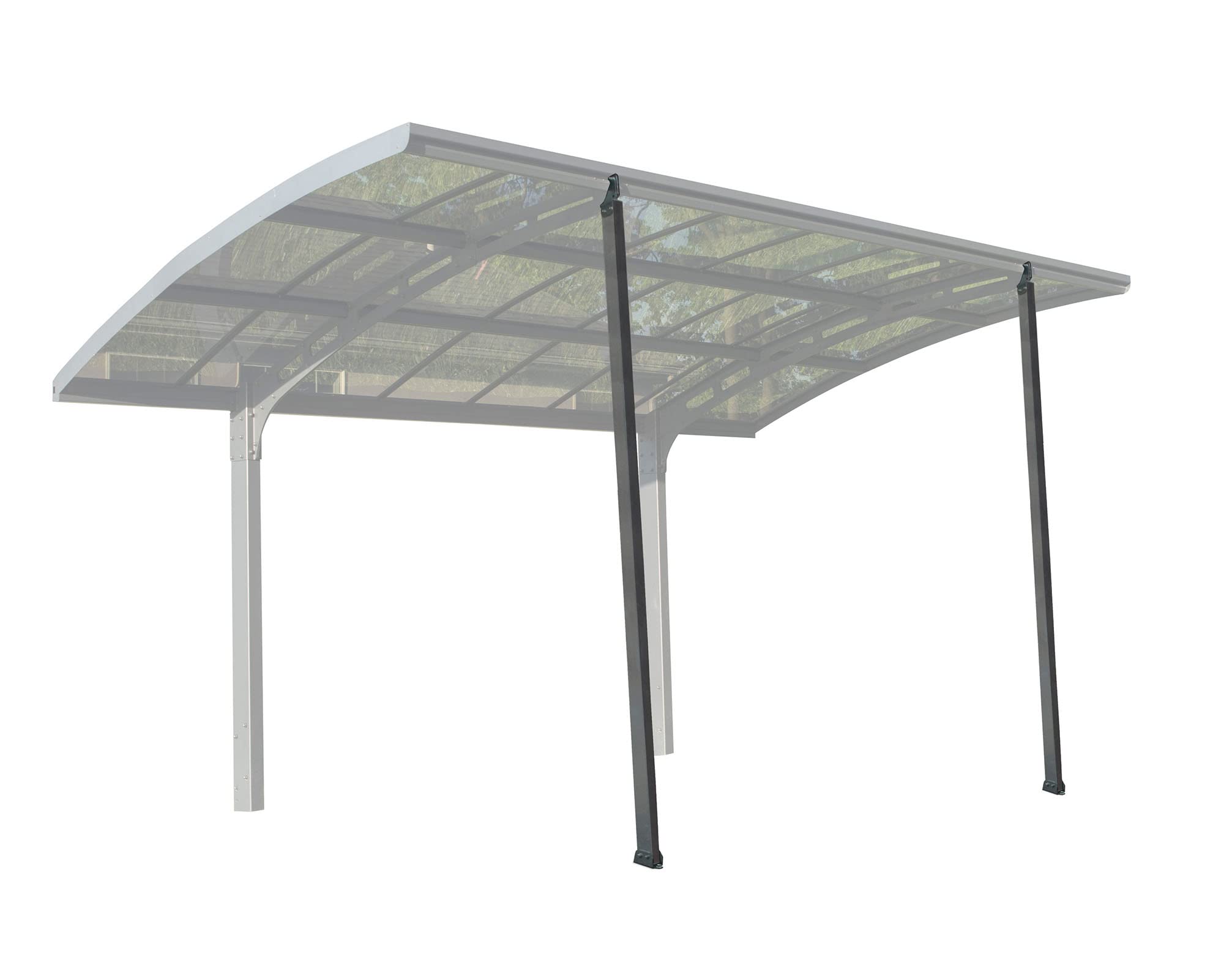 Palram - Canopia Arizona Carport Snow and Winter Support Kit for All Palram - Canopia Carports, Metal (Gray) - Image 5