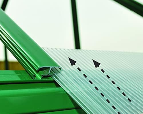 Palram - Canopia Balance 8 x 8 Large Greenhouse for Outside, Heavy Duty, Walk-in, UV Protected Thick Clear Polycarbonate Panels, Wind & Weather Resistant, Maintenance Free Outdoor Garden, Warranty - Image 7