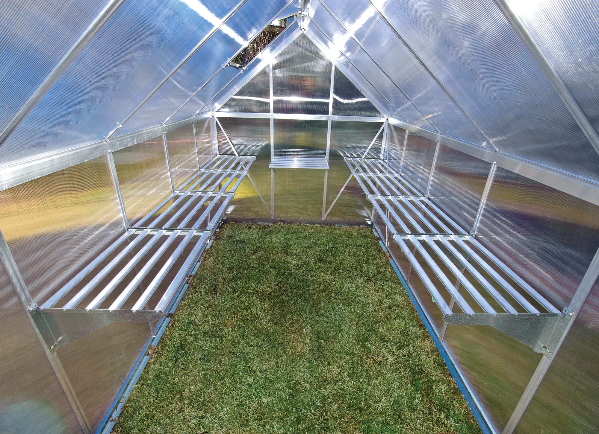 Palram - Canopia Heavy Duty Greenhouse Shelf Bundle (4 piece) - Image 8