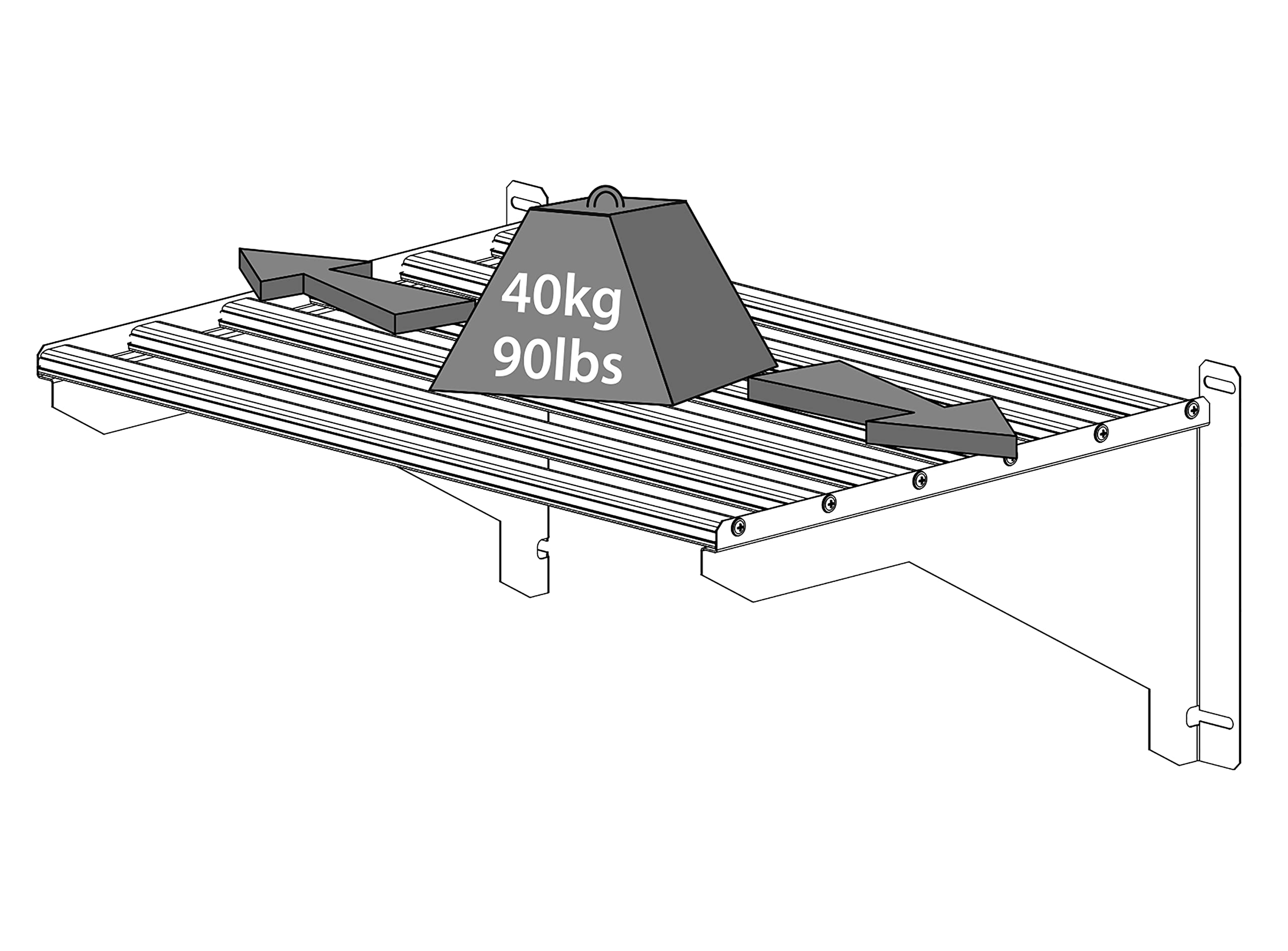 Palram - Canopia Heavy Duty Greenhouse Shelf Bundle (4 piece) - Image 9