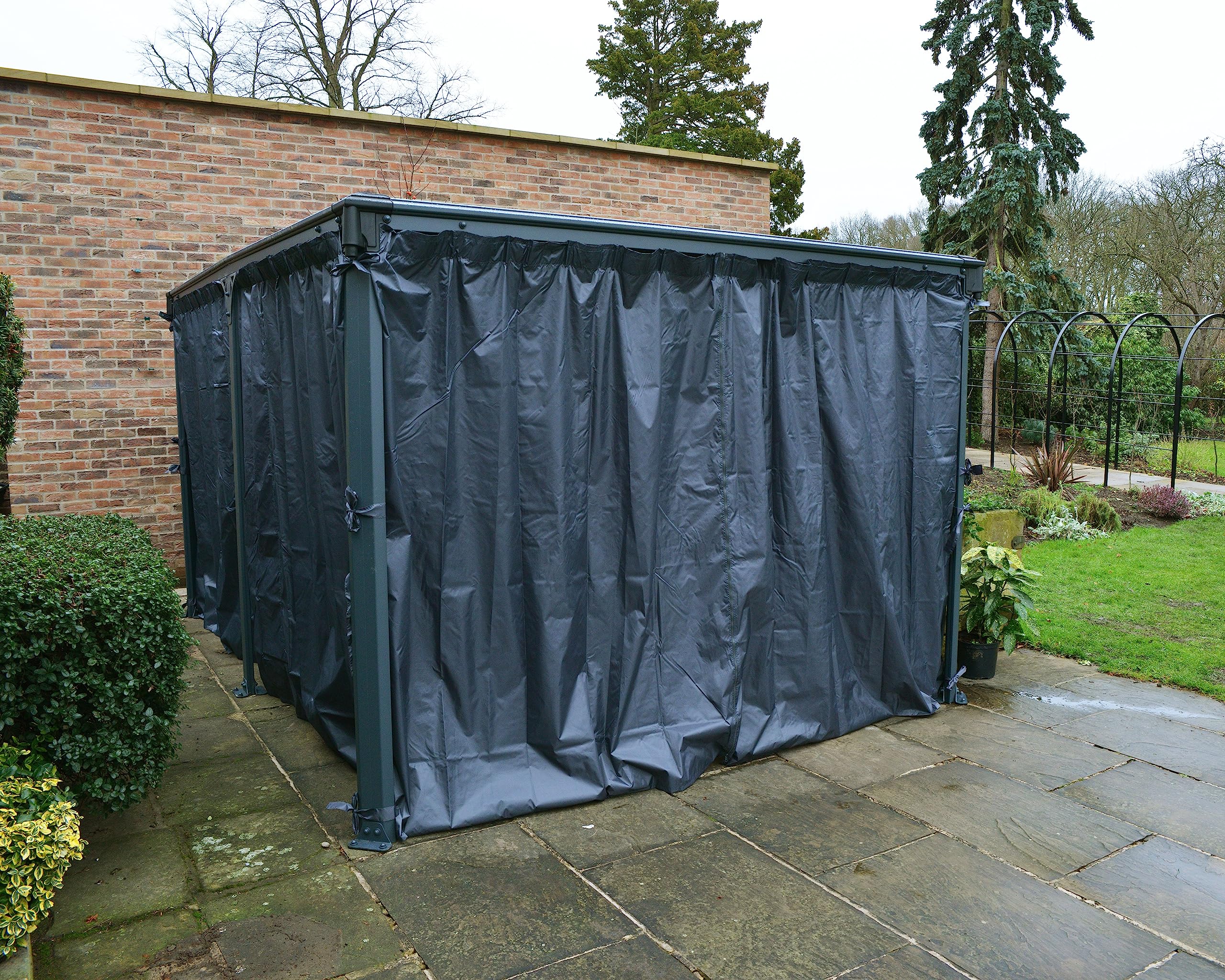 Palram - Canopia Milano 4300, Martinique 5000 Gazebo Curtain Set - Image 6