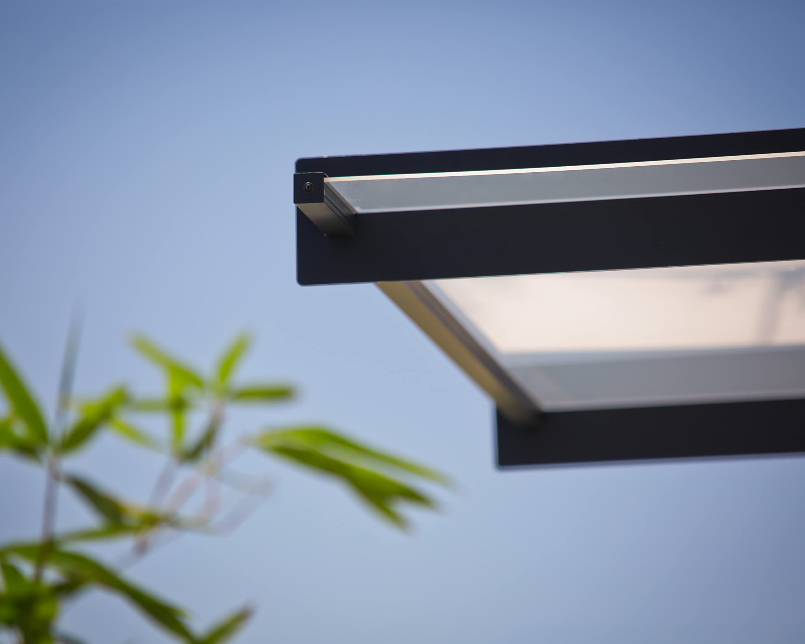 Palram - Canopia Nancy 7' x 3' 2050 Window & Door Awning for Door Entrance, High-End Polycarbonate Patio Canopy with Clear Panels, UV Protection, Modern Gray Metal Frame, Weather Resistant Overhang - Image 7