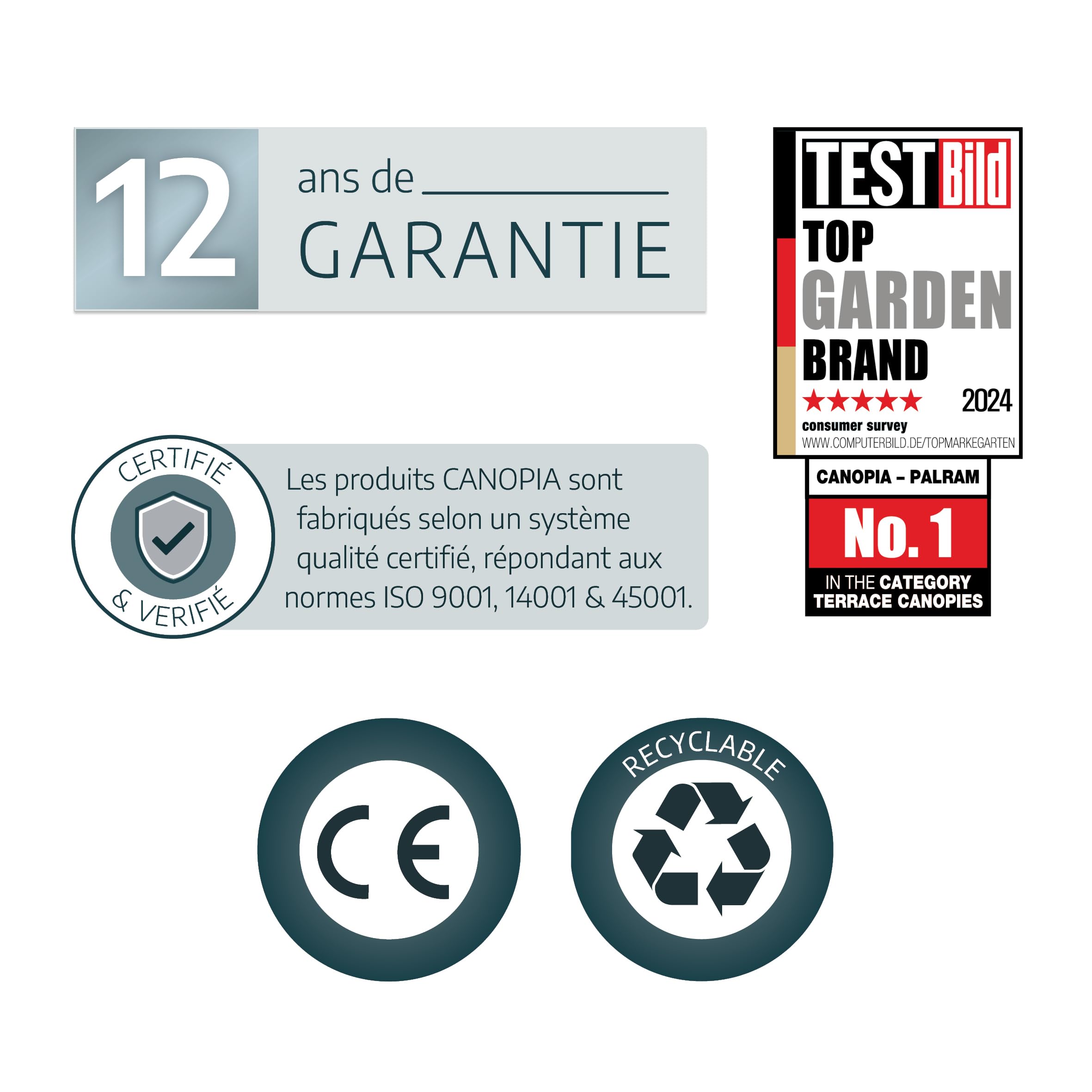 Palram - Canopia Olympia Patio Cover 10' x 24' Gray/Bronze Outdoor Canopy Awning, Waterproof, Shade, Outside Shelter For Backyard, Gutters, with 100% UV Protection - Image 8