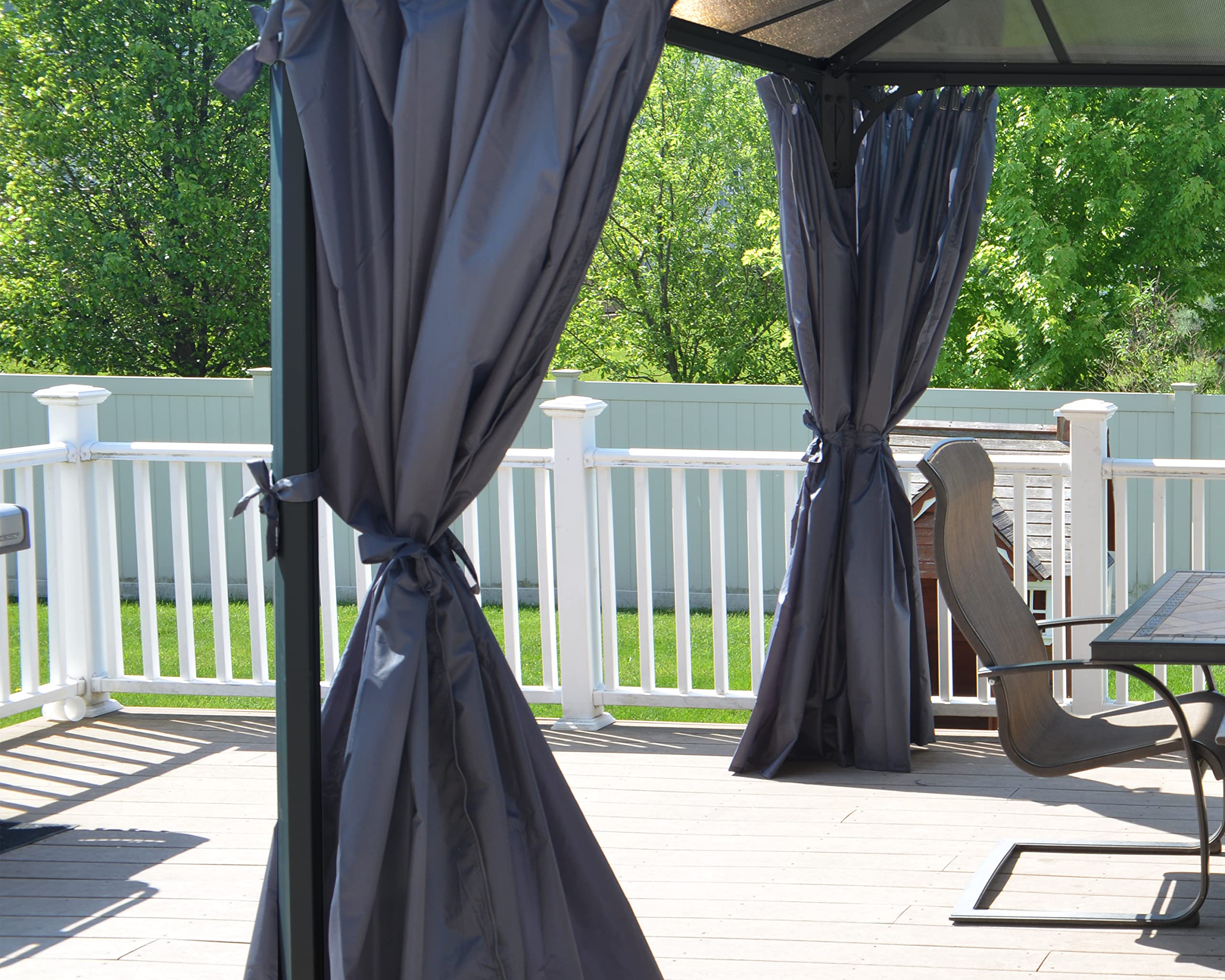 Palram - Canopia Palermo 4300 Gazebo Curtain set - 4 piece - Image 3