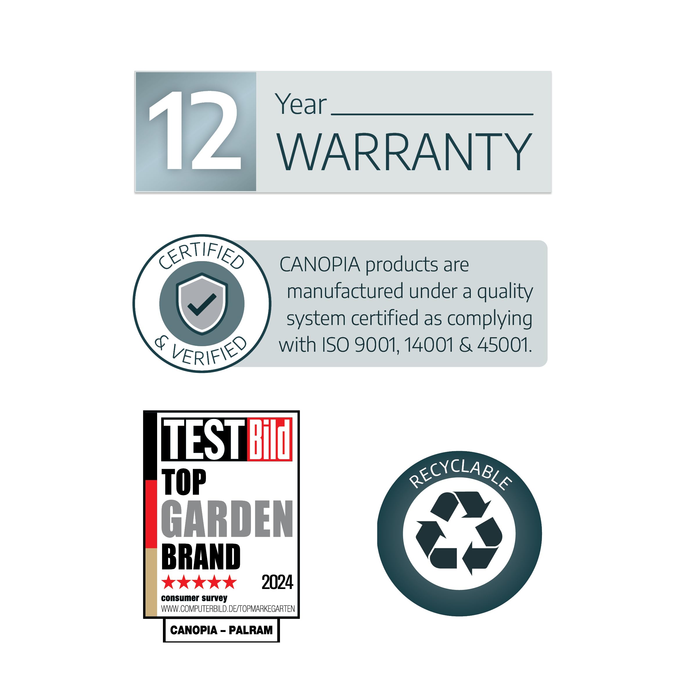 Palram - Canopia Rubicon Storage Shed, 6'x8' DIY Backyard Shed, Gray Polycarbonate Panels and Aluminum Frame, Sheds & Outdoor Storage for Lawn Mower, Bike, Garden Tools, Outdoor Storage Box Shed - Image 8