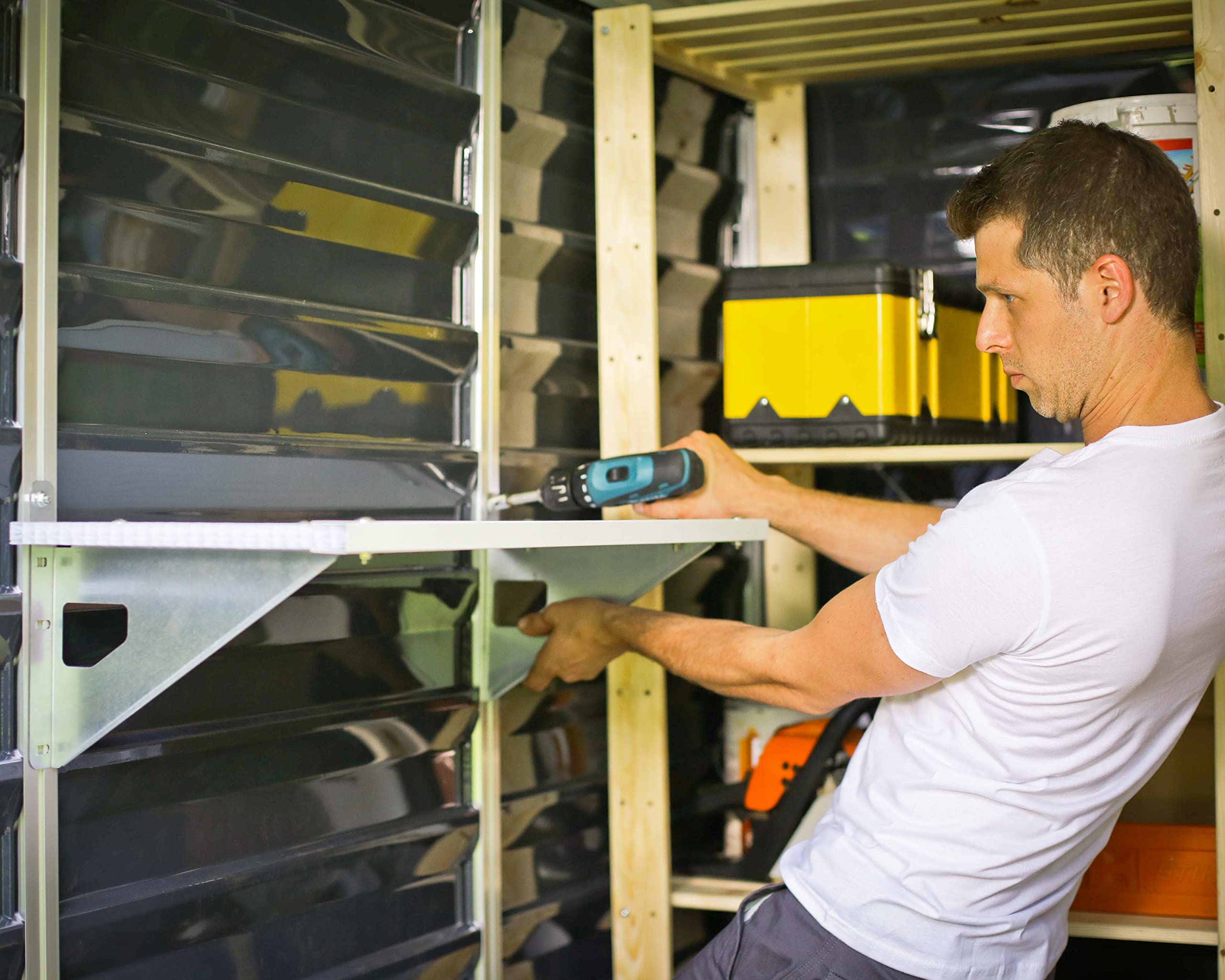 Palram - Canopia Skylight Storage Shed Shelf - Image 7