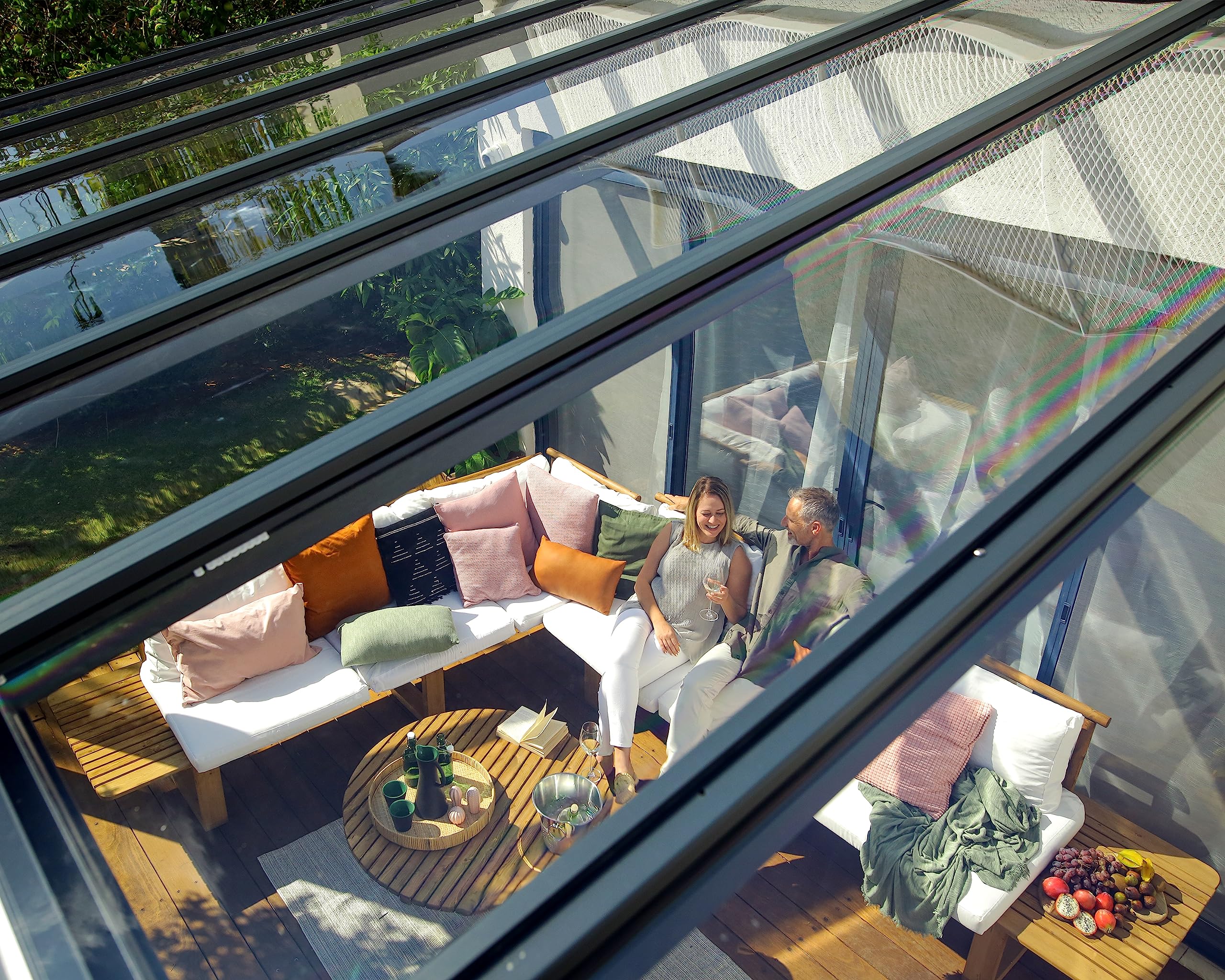 Palram - Canopia Stockholm Patio Cover 11’ x 12’ Gray/Gray Outdoor Canopy Awning for Patio, Waterproof Canopy, Patio Awning, Outside Canopy for Backyard, Outdoor Gazebo with 100% UV Protection - Image 4