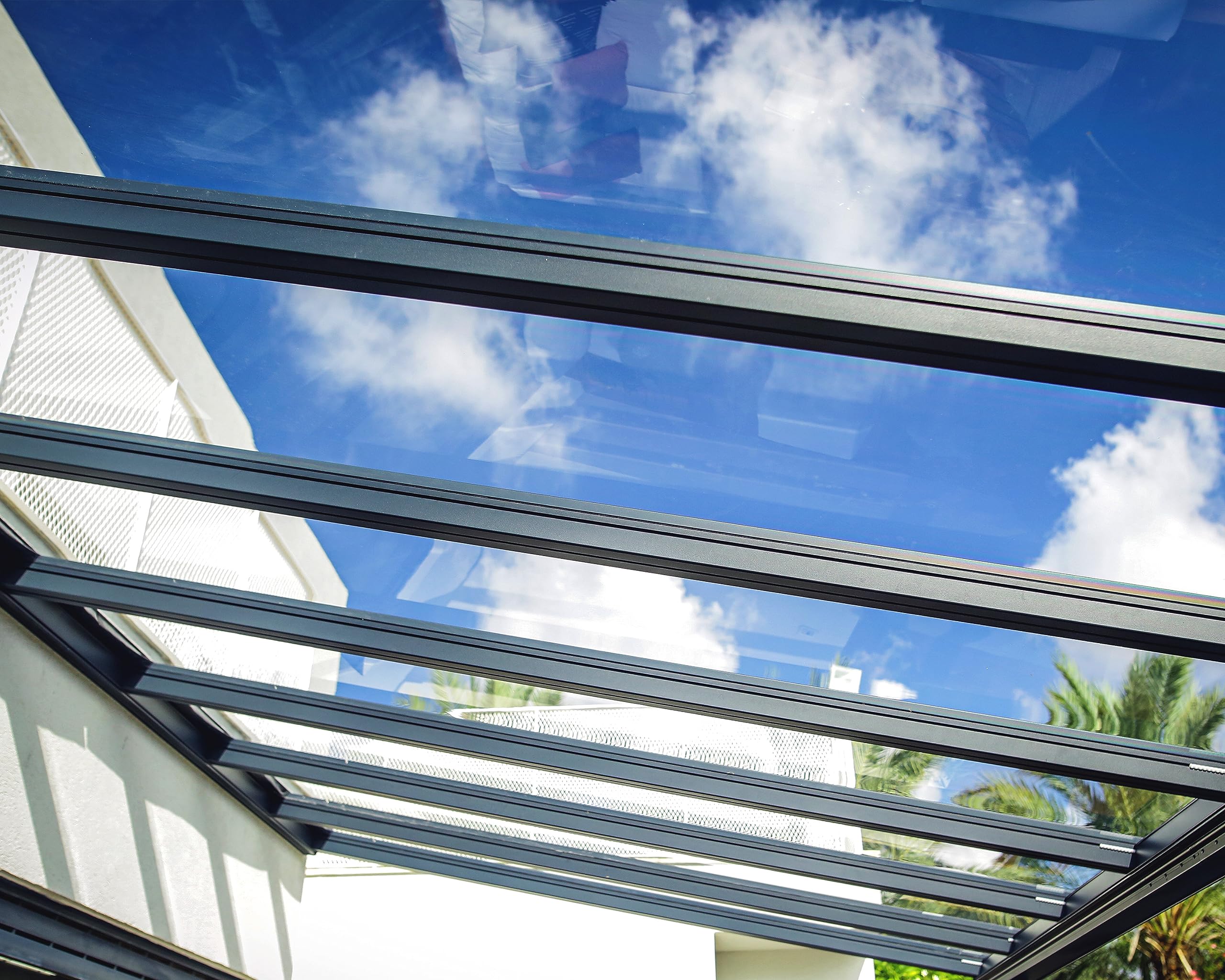 Palram - Canopia Stockholm Patio Cover 11’ x 12’ Gray/Gray Outdoor Canopy Awning for Patio, Waterproof Canopy, Patio Awning, Outside Canopy for Backyard, Outdoor Gazebo with 100% UV Protection - Image 8