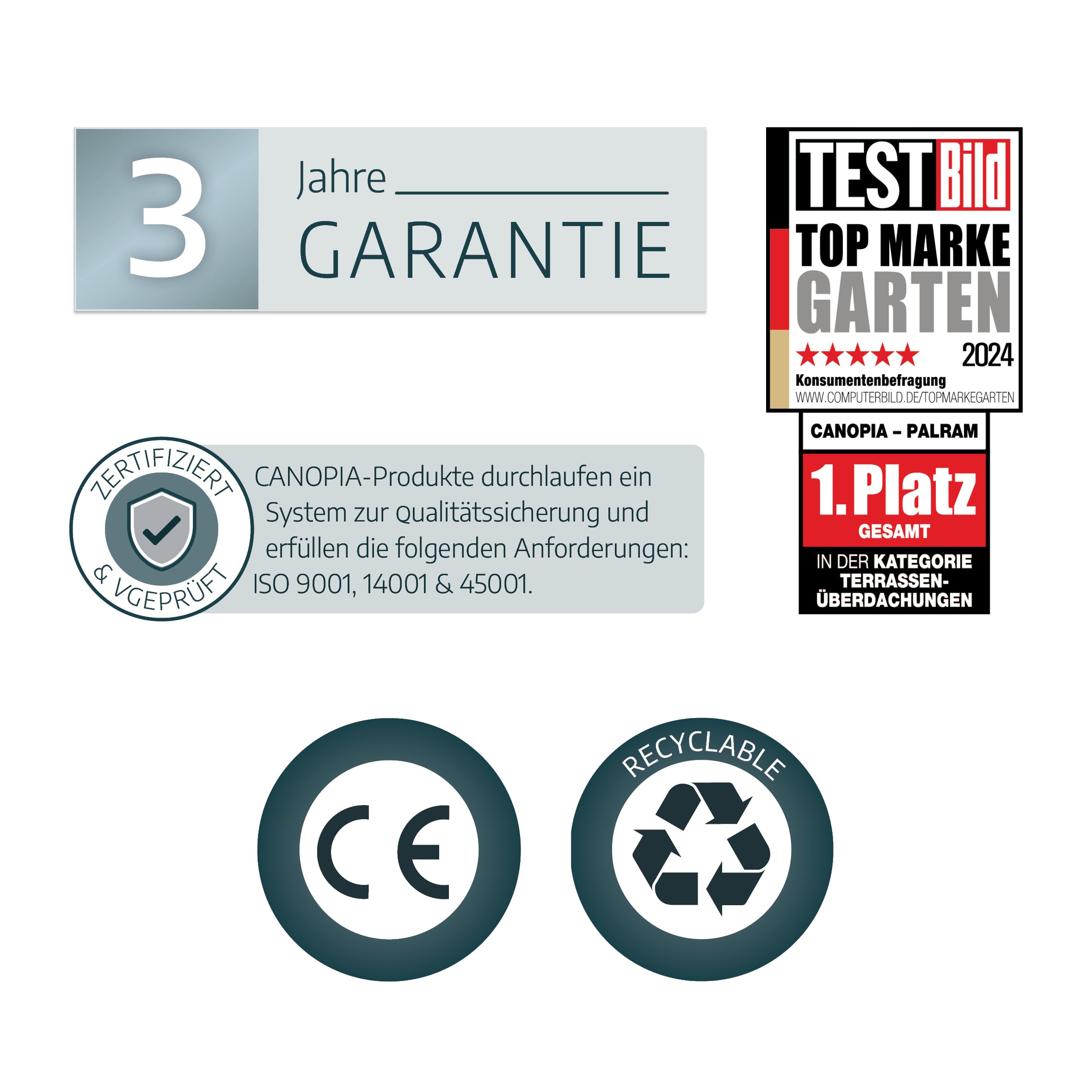 Palram Canopia Venus 1350 - 4' x 3' Window & Door Awning for Door Entrance, High-End Polycarbonate Patio Canopy with Clear Panels, UV Protection, Modern Gray Metal Frame, Weather Resistant Overhang - Image 7