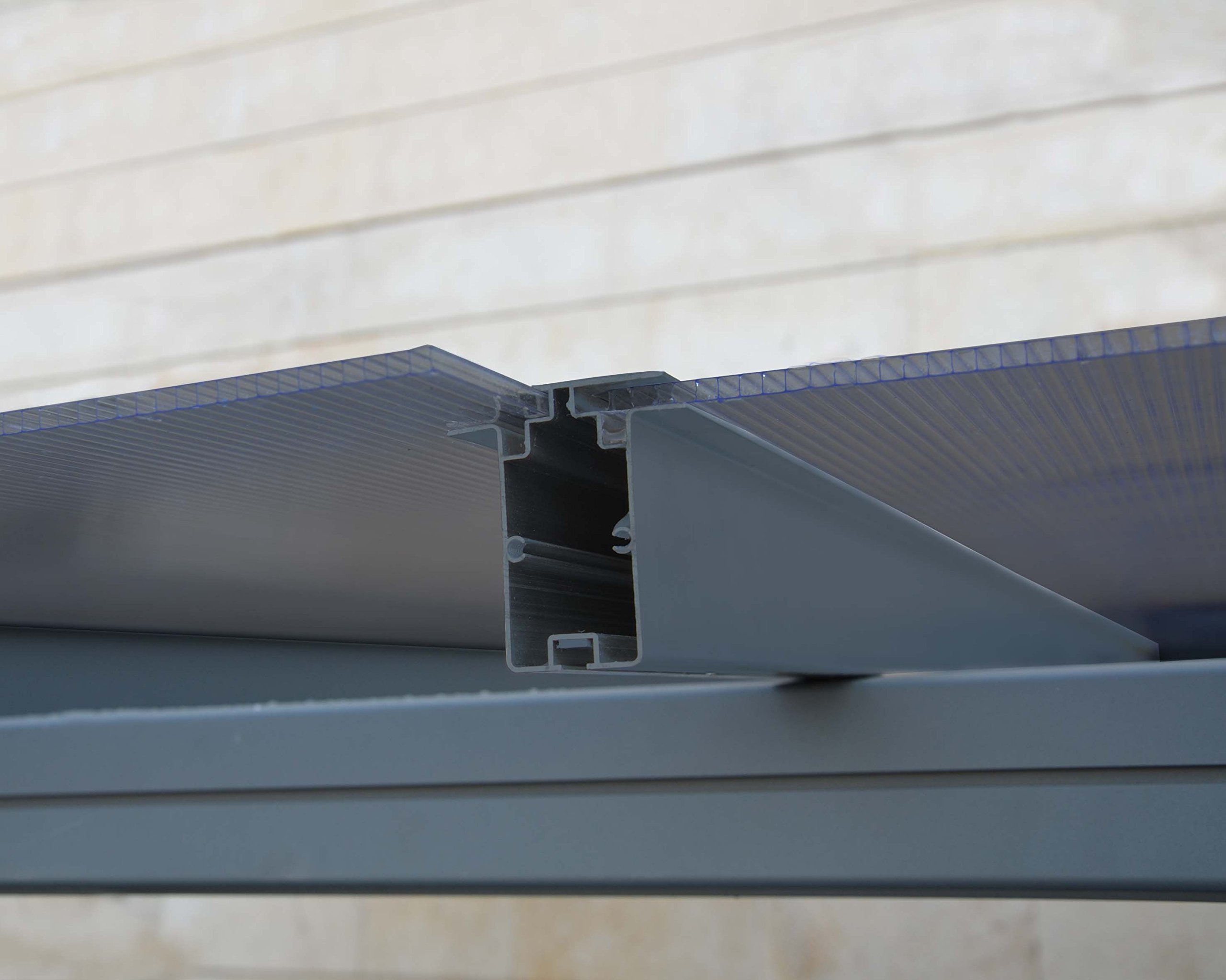 Palram - Canopia Verona 5000 10 x 16 Metal Carport, Heavy Duty Car Port, Weather-Protected Gray Aluminum Frame, Bronze Polycarbonate RV & Car Storage, UV Protected, DIY Garage Kit, 10-Year Warranty - Image 6