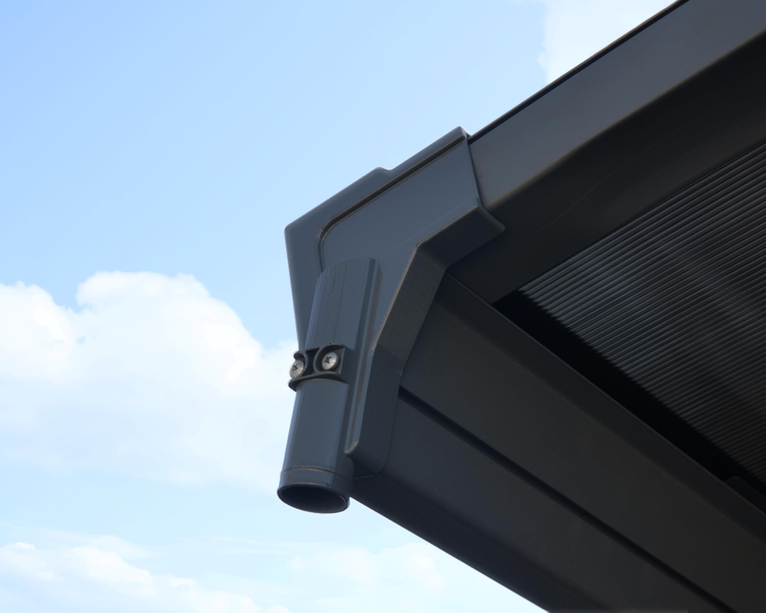 Palram - Canopia Vitoria 5000 10 x 16 Metal Carport, Heavy Duty Car Port, Weather-Protected Gray Aluminum Frame, Gray Polycarbonate RV & Car Storage, UV Protected, DIY Garage Kit, 10-Year Warranty - Image 11