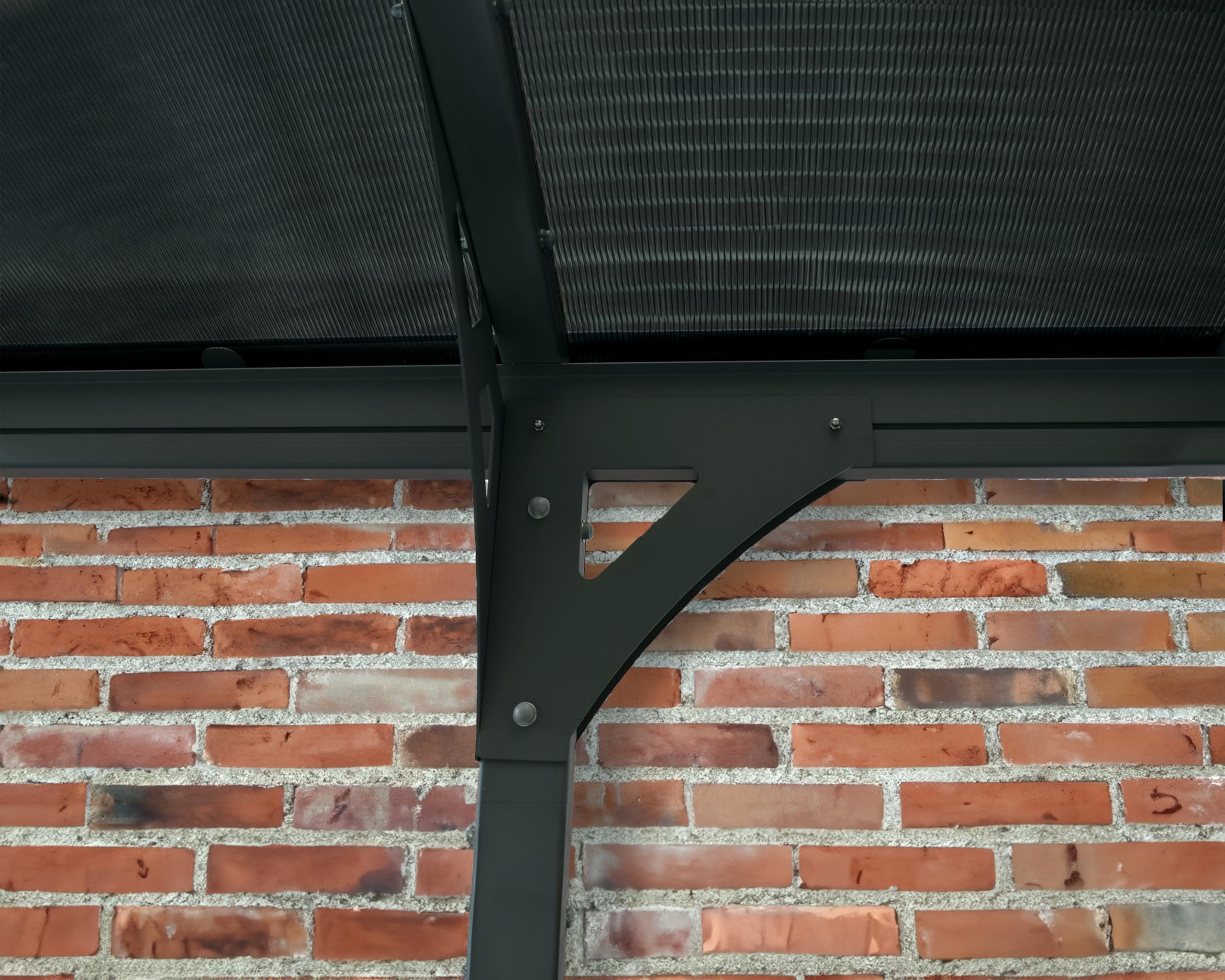 Palram - Canopia Vitoria 5000 10 x 16 Metal Carport, Heavy Duty Car Port, Weather-Protected Gray Aluminum Frame, Gray Polycarbonate RV & Car Storage, UV Protected, DIY Garage Kit, 10-Year Warranty - Image 12