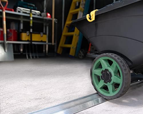 Palram - Canopia Yukon Outdoor Storage Shed 11' x 9' Gray for Backyard, Patio, Garden, Tools, Bikes, Lawnmower, Durable, Weather, Water, Snow, Rust Resistant Aluminum Frame - Image 10