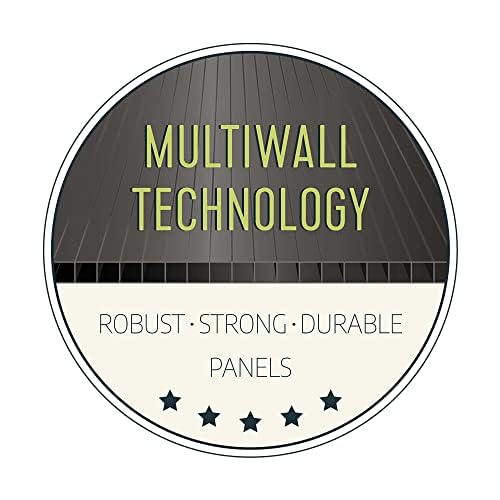 Palram - Canopia Yukon Outdoor Storage Shed 11' x 9' Gray for Backyard, Patio, Garden, Tools, Bikes, Lawnmower, Durable, Weather, Water, Snow, Rust Resistant Aluminum Frame - Image 15