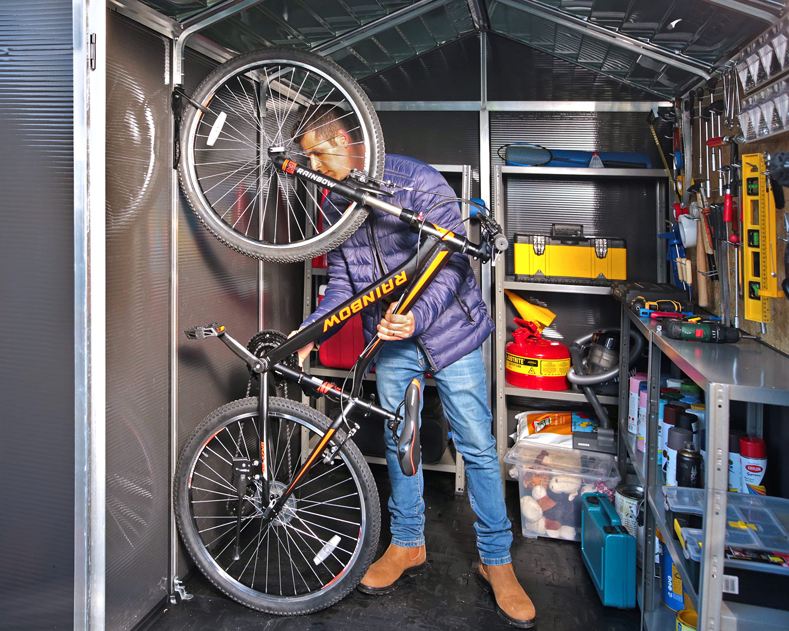 Palram - Canopia Yukon Shed Bike Hook - Image 4